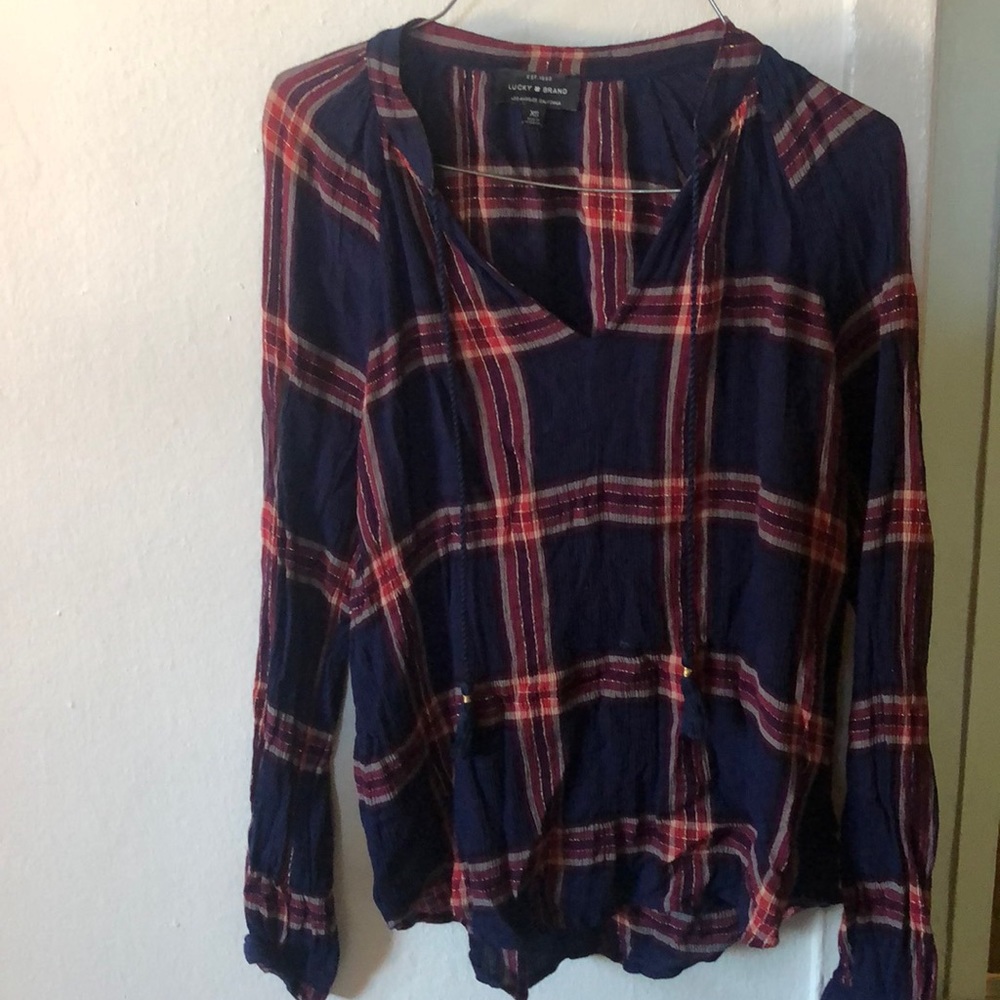 Lucky Brand plaid shirt